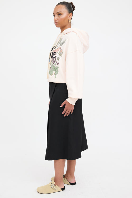 Loewe Herbarium Embroidered Logo Hoodie