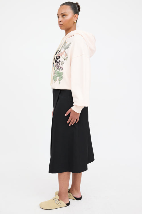 Loewe Herbarium Embroidered Logo Hoodie