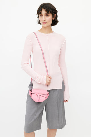 Loewe Pink Small Gate Crossbody Bag
