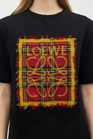 Loewe Plaid Anagram T-Shirt