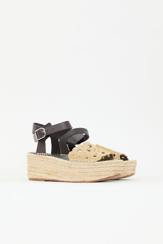 Loewe Platform Espadrille Sandal