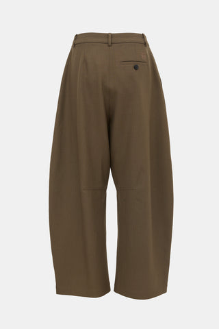 Loewe Pleated Barrel Leg Trouser
