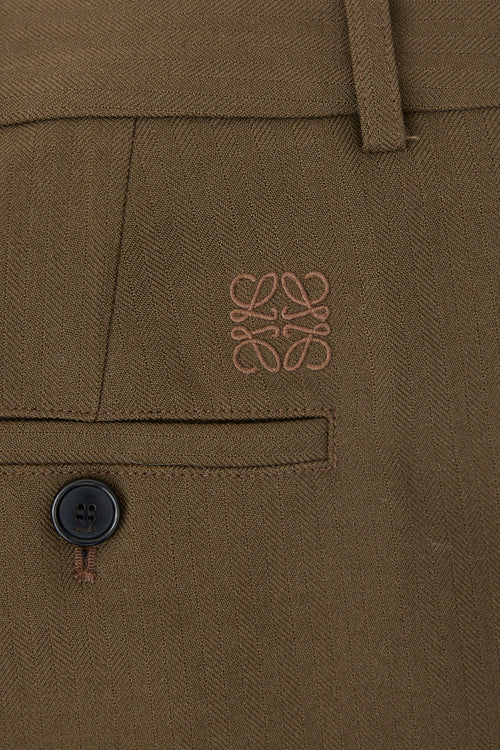 Loewe Pleated Barrel Leg Trouser