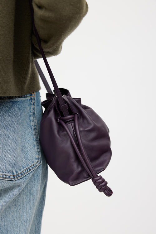 Loewe Leather Flamenco Clutch Bag