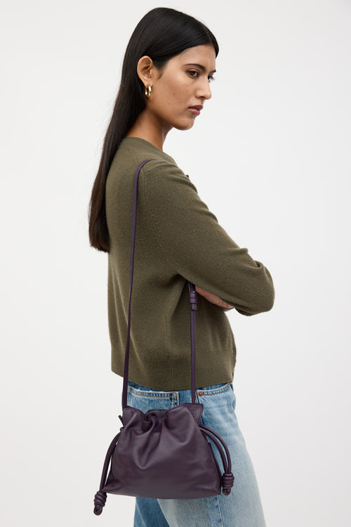 Loewe Leather Flamenco Clutch Bag