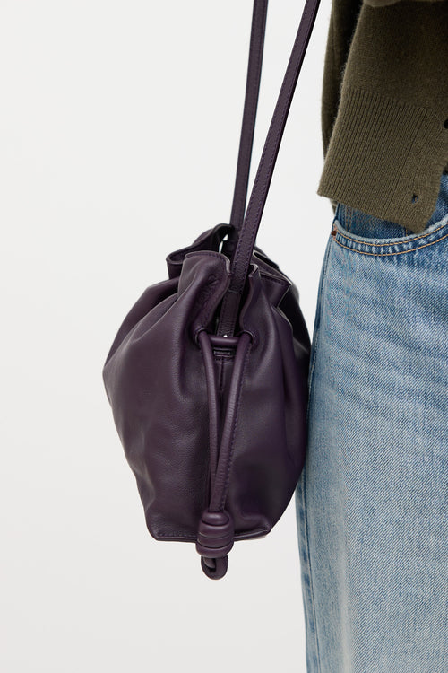 Loewe Leather Flamenco Clutch Bag