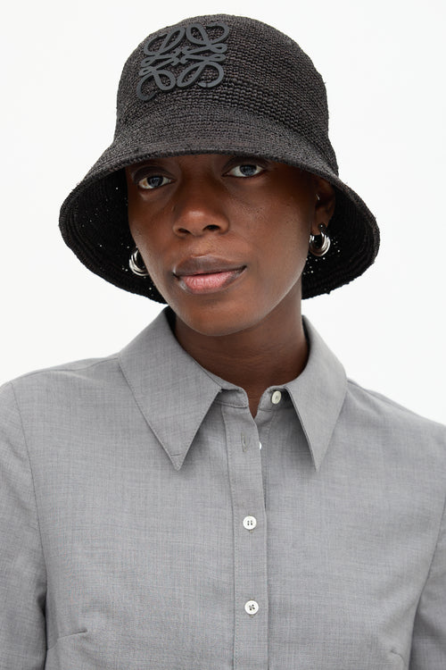 Loewe Raffia Bucket Hat