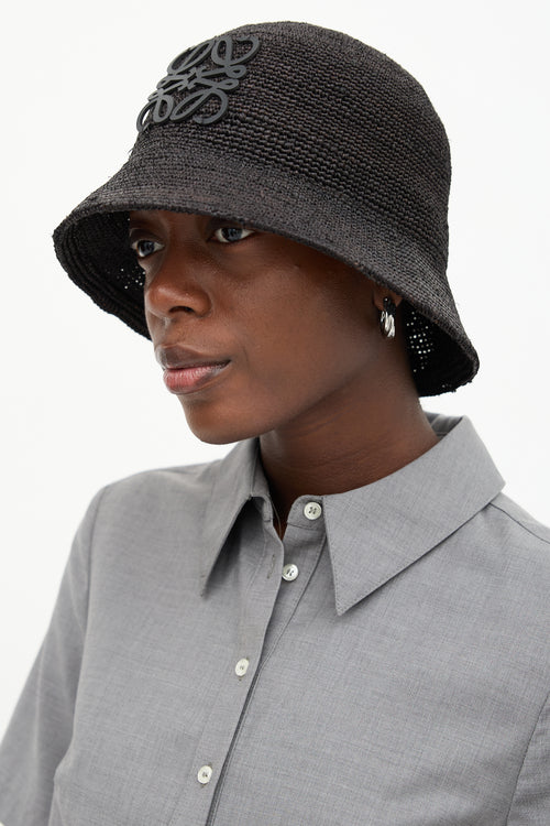 Loewe Raffia Bucket Hat