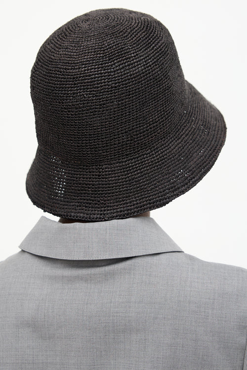 Loewe Raffia Bucket Hat