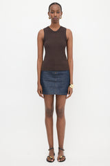 Loewe Rib Knit Anagram Tank Top