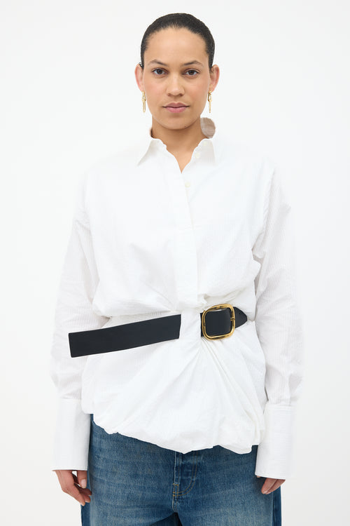 Loewe Ribbed Belted Shirt