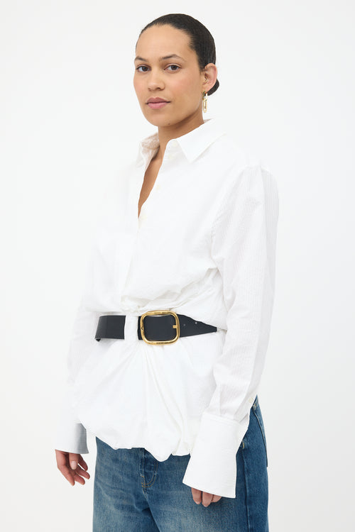 Loewe Ribbed Belted Shirt