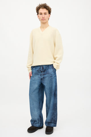 Loewe SS 2023 Pixelated Jeans