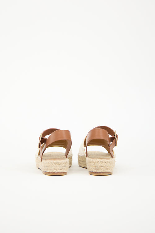 Loewe Anagram Espadrille Sandal