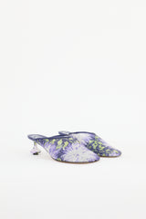 Loewe Sequin Floral Toy Mule
