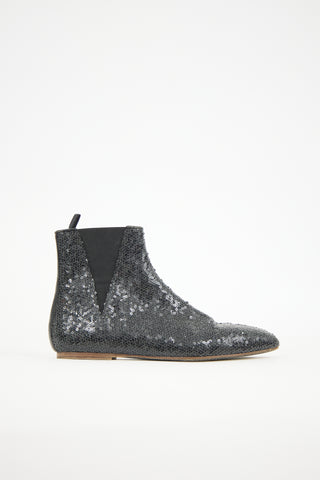 Loewe Sequin Chelsea Ankle Boot