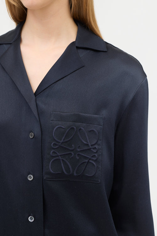 Loewe Silk Anagram Shirt