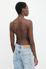 Loewe Silk Draped Chain Top