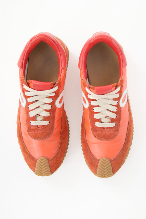 Loewe Suede & Nylon Flow Runner