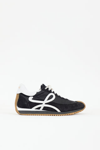 Loewe Suede & Nylon Flow Sneaker