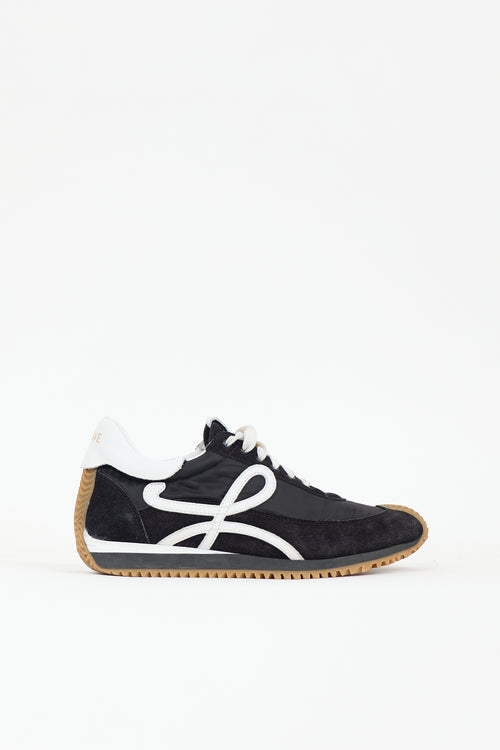 Loewe Suede & Nylon Flow Sneaker