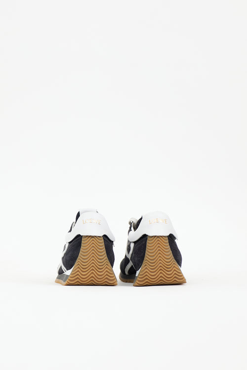 Loewe Suede & Nylon Flow Sneaker