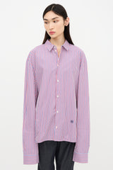 Loewe Turn Up Cuff Stripe Shirt