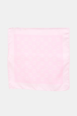 Loewe Vintage Silk Anagram Scarf