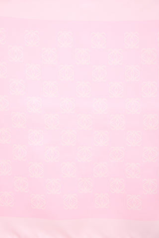 Loewe Vintage Silk Anagram Scarf