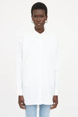 LoeweEmbroidered Logo Button Up Shirt