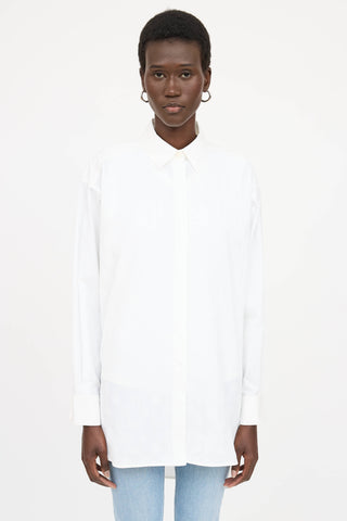 LoeweEmbroidered Logo Button Up Shirt