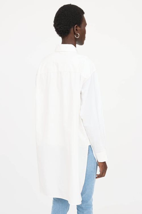 LoeweEmbroidered Logo Button Up Shirt