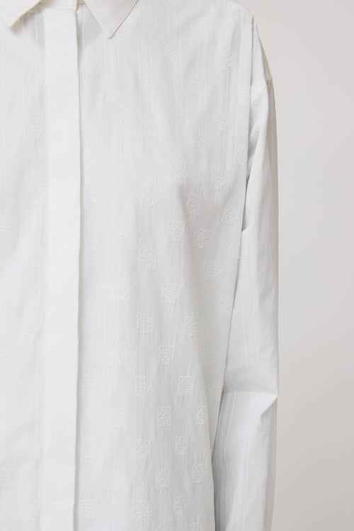 LoeweEmbroidered Logo Button Up Shirt