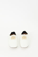 Loewe White Patent Leather Anagram Derby
