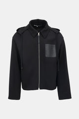 Loewe Wool Anagram Hooded Jacket