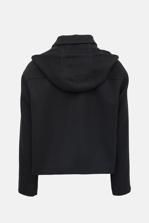Loewe Wool Anagram Hooded Jacket