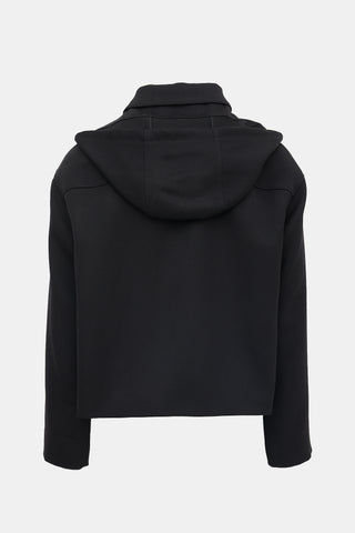 Loewe Wool Anagram Hooded Jacket