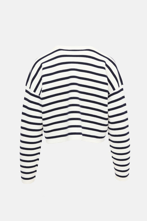 Loewe Wool Striped Anagram Sweater