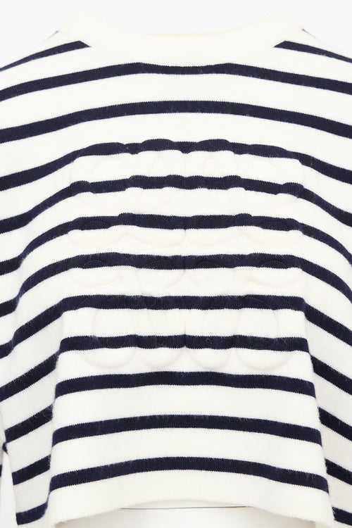 Loewe Wool Striped Anagram Sweater