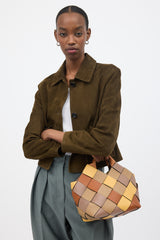 Loewe Woven Leather Surplus Basket Bag
