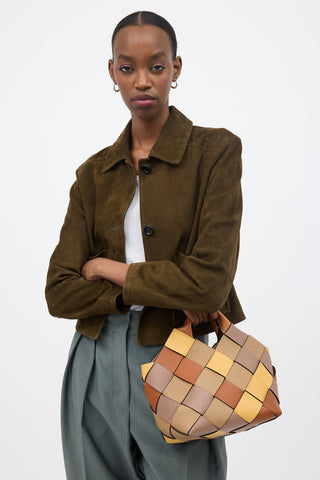 Loewe Woven Leather Surplus Basket Bag