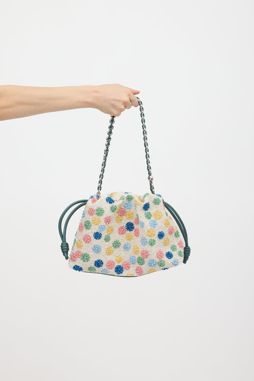 Loewe X Suna Fujita Beaded Leather Flamenco Bag