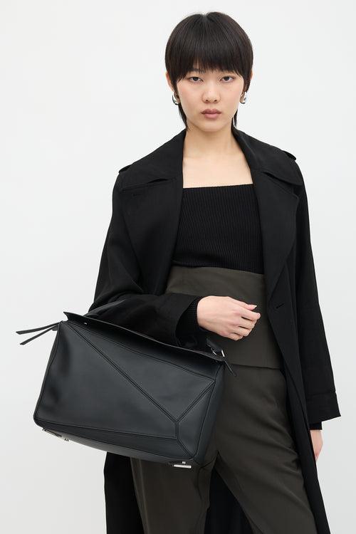 Loewe X Josef Albers 2025 Leather Large Puzzle Bag