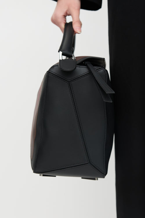 Loewe X Josef Albers 2025 Leather Large Puzzle Bag
