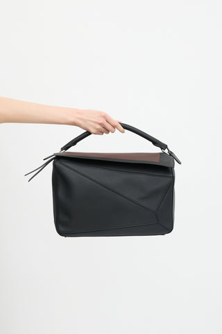 Loewe X Josef Albers 2025 Leather Large Puzzle Bag