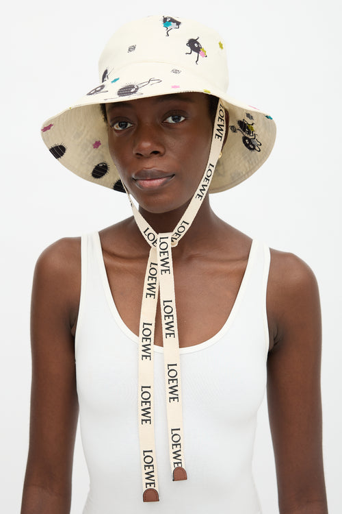 Loewe X Studio Ghibli Susuwatari Bucket Hat