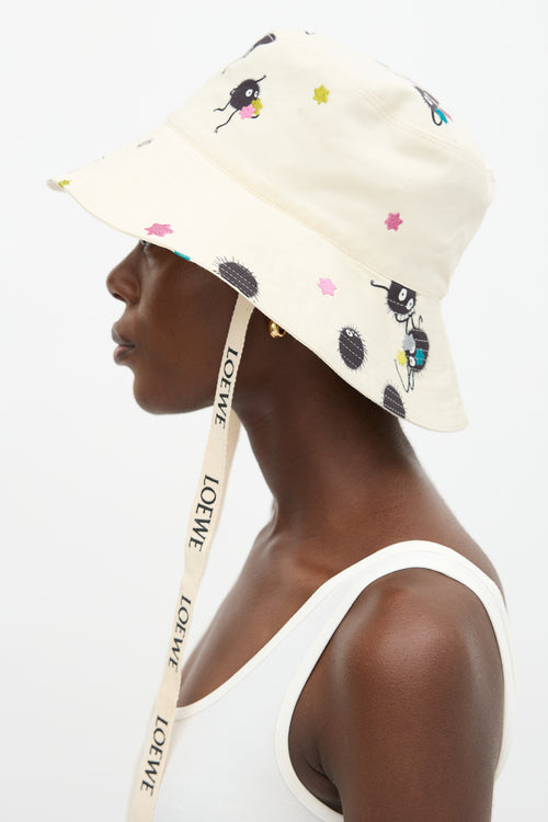 Loewe X Studio Ghibli Susuwatari Bucket Hat