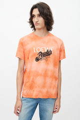 Loewe x Paula's Ibiza Orange Tie Dye T-Shirt