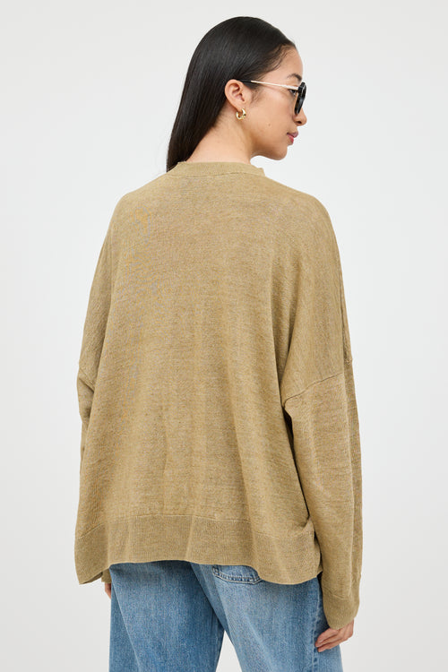 Loewe x Paula's Ibiza Beige & Multicolour Logo Sweater