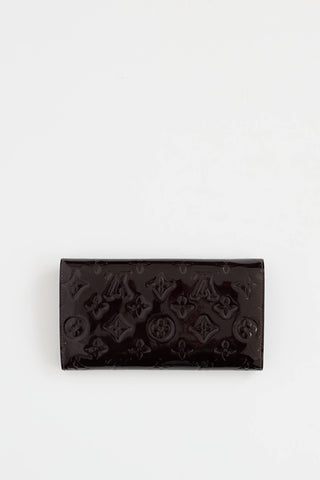 Louis Vuitton Monogram Vernis Patent Sarah Wallet